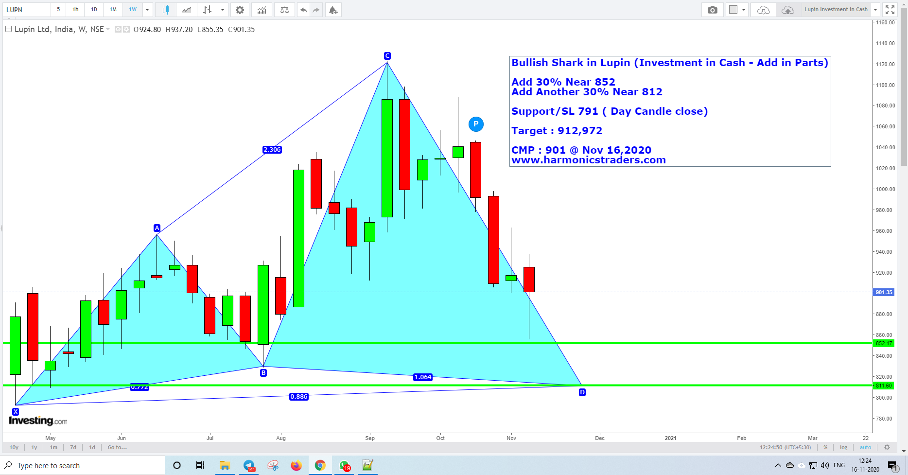 LupinInvestment - Lupin Investment in Cash